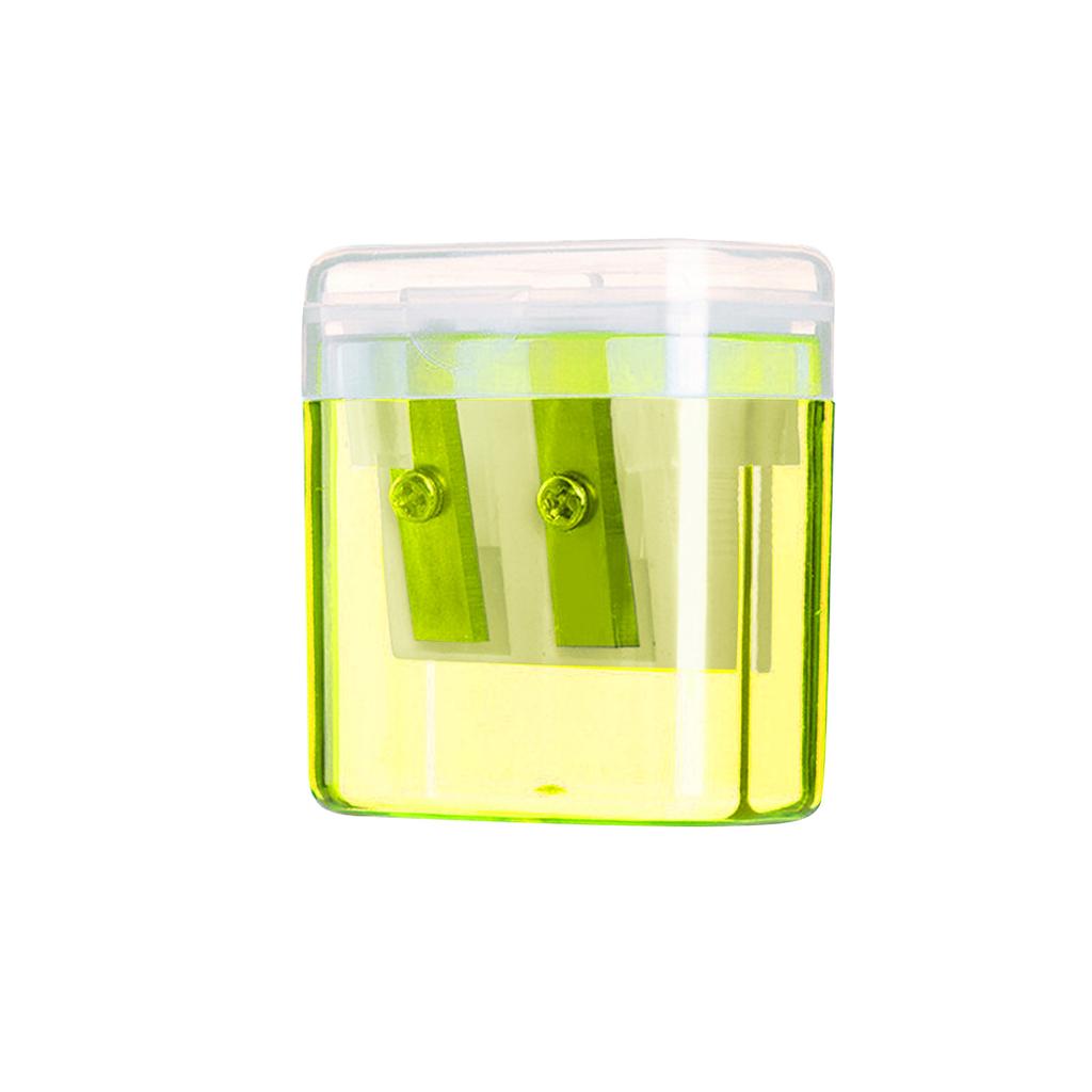 Точилка для карандашей с двумя отверстиями, цветная, для школьников — необходимая вещь для начинающих ходить в школу