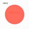 10 Pcs Round Rubber Coaster Pad Self Adhesive Cup Bottom Stickers Non-Slip Anti-Scald Tumbler Cup Protective Pads