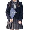 Оригинальный женский школьный uniformный комплект в стиле JK: Клетчатая юбка и пиджак