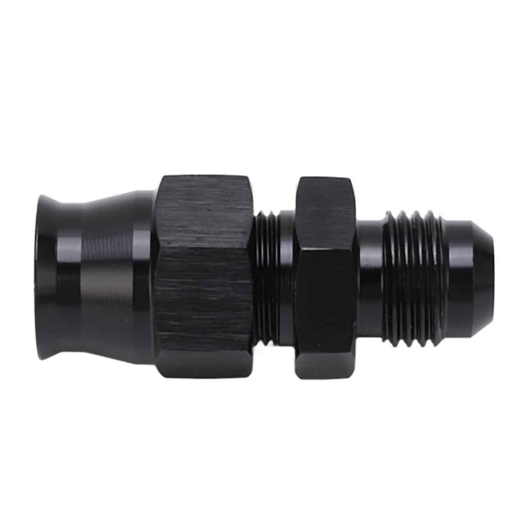 4PCS AN6 Adapter Male Thread Aluminium Alloy age Proof with Brass Ferrule for Liquid Gas Oil