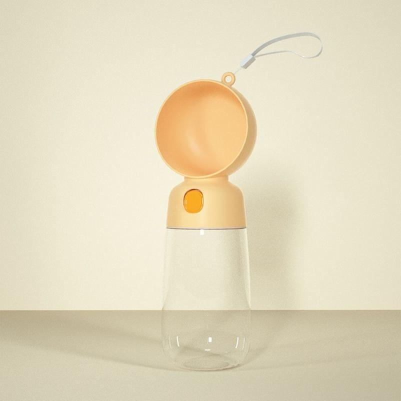 2 в 1 портативный пищевой материал для собак и кошек, дорожная бутылка для воды для домашних животных с дозатором еды