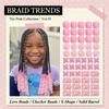 Multi-Color Colorful Hair Beads Kits Love Heart Dreadlock Braids Decor  Boys
