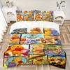 Pooh Friends Adventure Print 3Pcs Bedding Setduvet Cover With 2 Bedropillowcase Home Birthday Gift