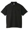 Футболка-поло Glimmer с коротким рукавом, быстросохнущая, размер LL, мужская, 4,4 унции, на пуговицах, с карманом, черная, (00331-ABP)