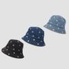 Sun Protection Fisherman Hat Little Daisy Embroidered Bucket Hat New Sun Cap Men