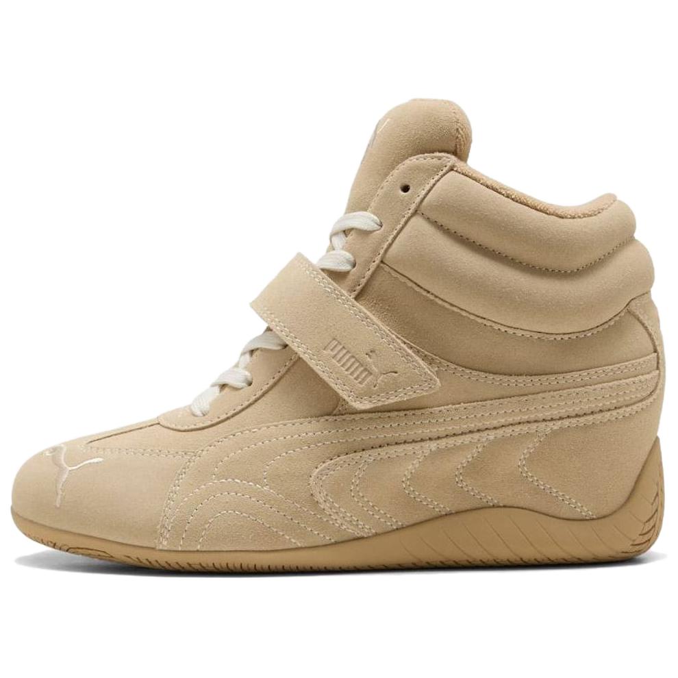 Alexander McQueen x PUMA Joustesse Mid Wedge Ботинки на танкетке Повседневная обувь Унисекс Коричневый 408118-01