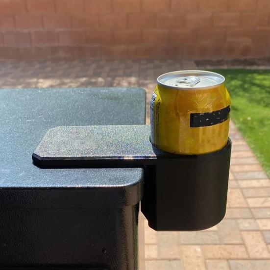 Magnetic Drink Holder for Grill Soda Can Rack Fit for Traeger Grill Side Beverage Holder Gift for BBQ Enthusiasts