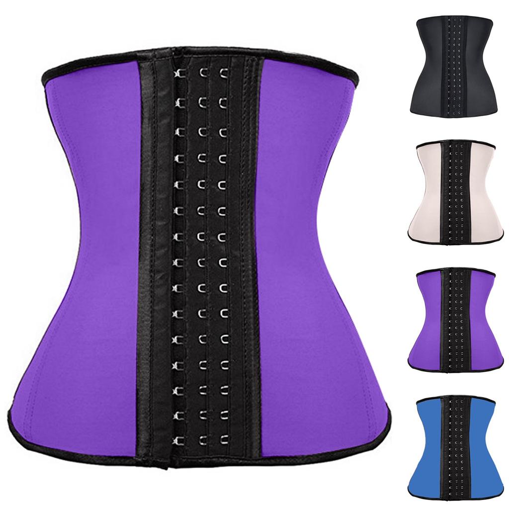 Women's Ultra Firm Control Shapewear Waist Trainer Body Shaper Underbust  Frosted Texture Slimmer Nipper