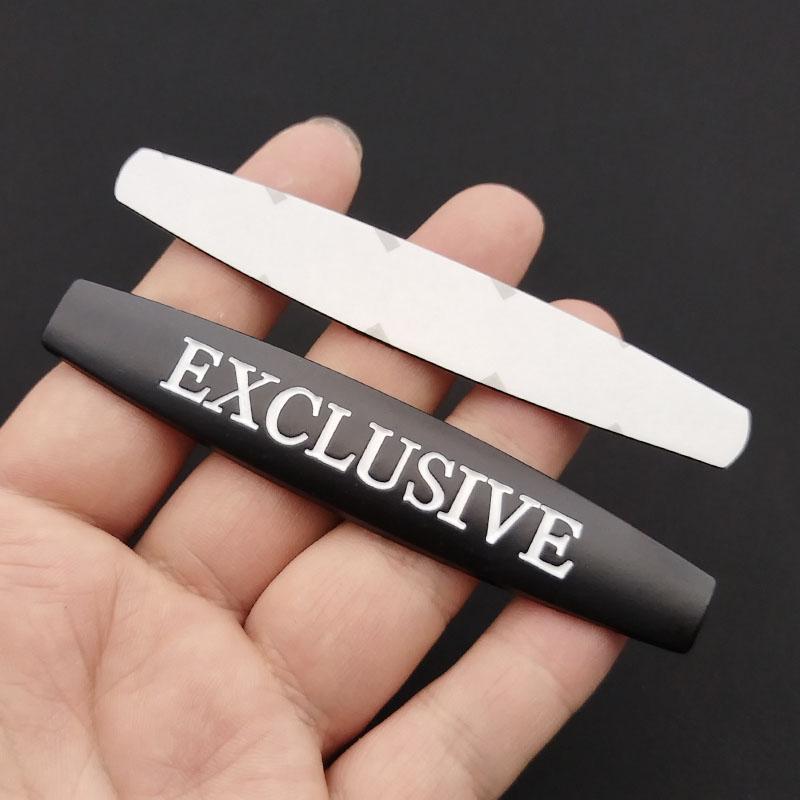3D Metal EXCLUSIVE Styling Logo Emblem Badge Car Fender Sticker For Mercedes Benz C180 W205 W213 AMG Auto Decorative Accessories