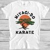 Miyagi-Do Karate Kid T Shirt Cobra Kai Parody Martial Arts Bonsai Sun Tee M356