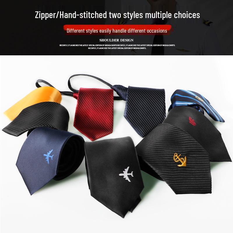 Men's Easy-Wear Zipper Tie for Work and Performance