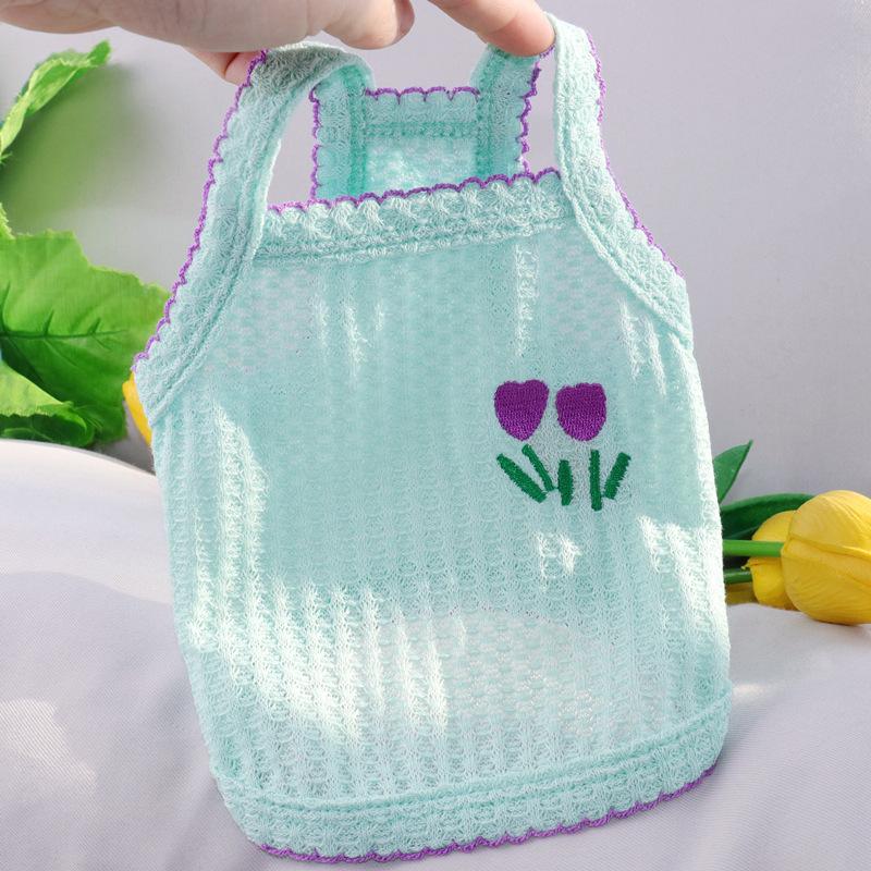 1PC Summer Thin Strap Bichon Bear Teddy Yorkshire Cat Small Dog Pet Dog Clothing Pet Supplies Soft And Breathable