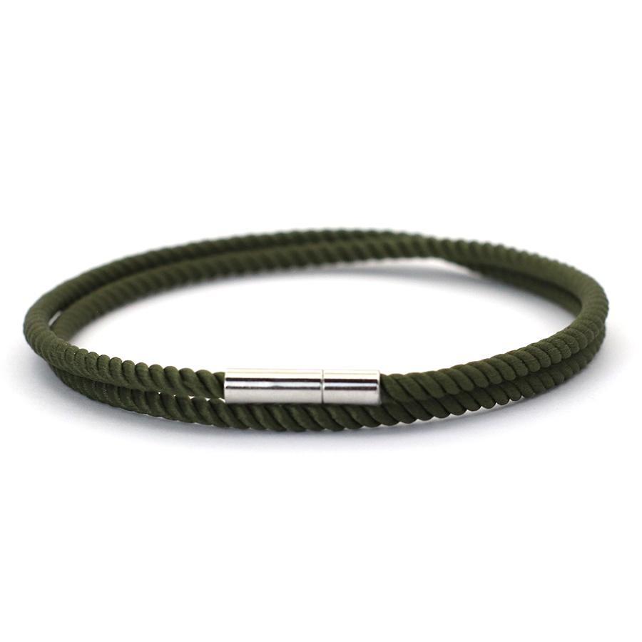 Новый красный браслет женский двухслойный миланский канат из нержавеющей стали магнитная застежка спортивный браслет мужской манжета ювелирные изделия