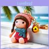 Adorable Resin Keychain For Kids Featuring Sparkling Doll Keyring For Girls Perfect Gift