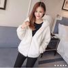 Women Warm Faux Fur Coat Hooded Winter Outerwear Fluffy Jacket Thicker