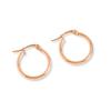 [Petit-Germe] Petit Gelme Hoop Earrings Stainless 316L 20mm Pink Gold Color P1025