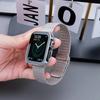 Металлическая сетчатая магнитная застежка для Apple Watch Series 9/8/7/6/5/4/SE/Ultra 45мм 44мм 42мм 41мм 40мм 38мм 49мм Нержавеющая сталь