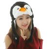 Neck Warmer Plush Moving Hat Animal Movable Ears Airbag Cap Trapper Hat Animal Earflap Hat  Winter