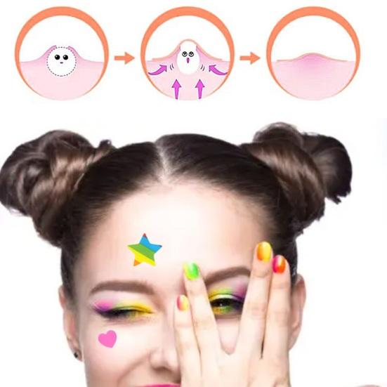 2 листа пластырей от прыщей, невидимые яркие цветные гидроколлоидные наклейки, пластыри от прыщей для ночного восстановления