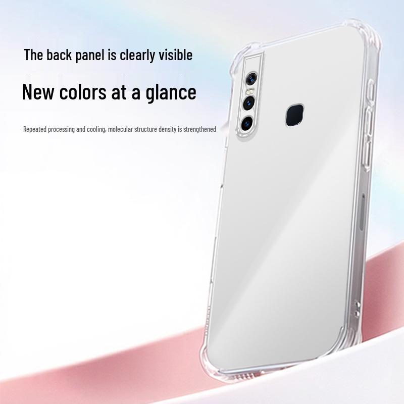 Совместимый с vivo S1/S1 Pro Прозрачный чехол для телефона - Ударопрочный ТПУ, Угловые воздушные подушки, Полное покрытие, Высококлассный минималистичный дизайн.