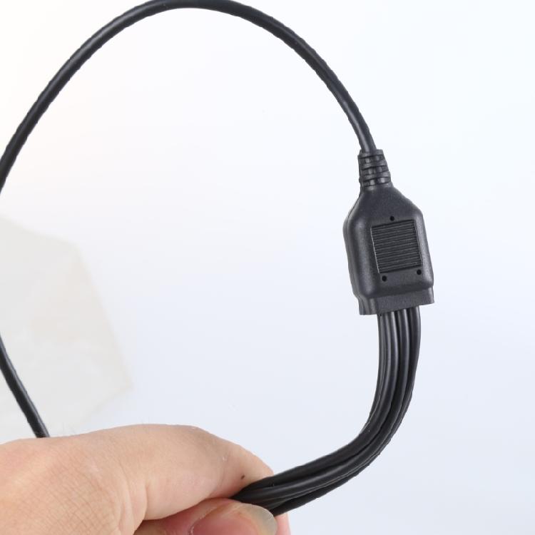 Эффективный USB-кабель для зарядки, шнур питания с разъемами USB 5Pin и Type C для одновременной зарядки шести устройств