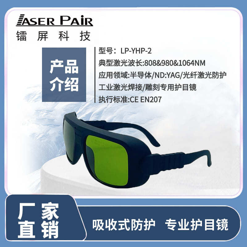 Laser safety goggles High Power ND:YAG Laser protection 9001100nm OD7