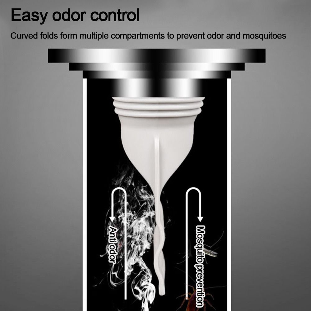 Insect Proof Shower Floor Drain Core Backflow Preventer Anti-odor Floor Drain Sink Strainer