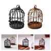 Реалистичные миниатюры птичьих клеток, настольные украшения, игрушка птичья клетка, подарок на день рождения, декор для подоконника, милые украшения для двора, товары для магазина