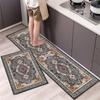 Kitchen Mat Absorbent Printed Kitchen Rugs Non-slip Area Mat Hallway Long Carpets for Living Room Bedroom Entrance Doormat Bath