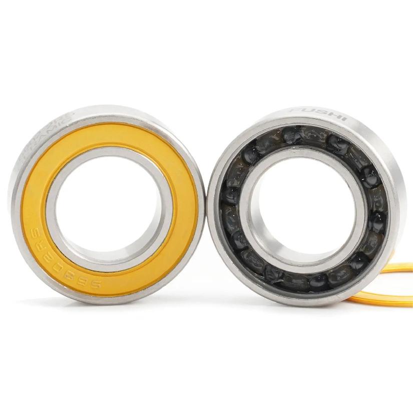 6902-2RS Stainless Steel 15*28*7 mm 1PC ABEC-3 Hybrid Ceramic Bearing For DTSwiss 350 Bicycle Hub Front Rear Hubs Wheel 6902 RS
