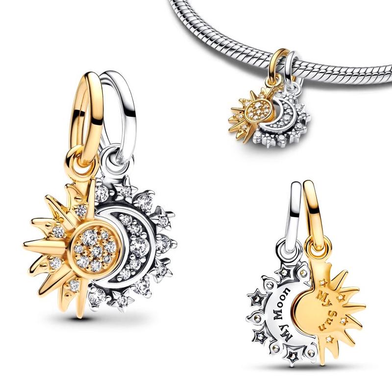 Copper Blue Animals Dragonfly Butterfly Dangle Charm Bead Fits Original Bracelet Diy Party Gift Fine Jewelry Making