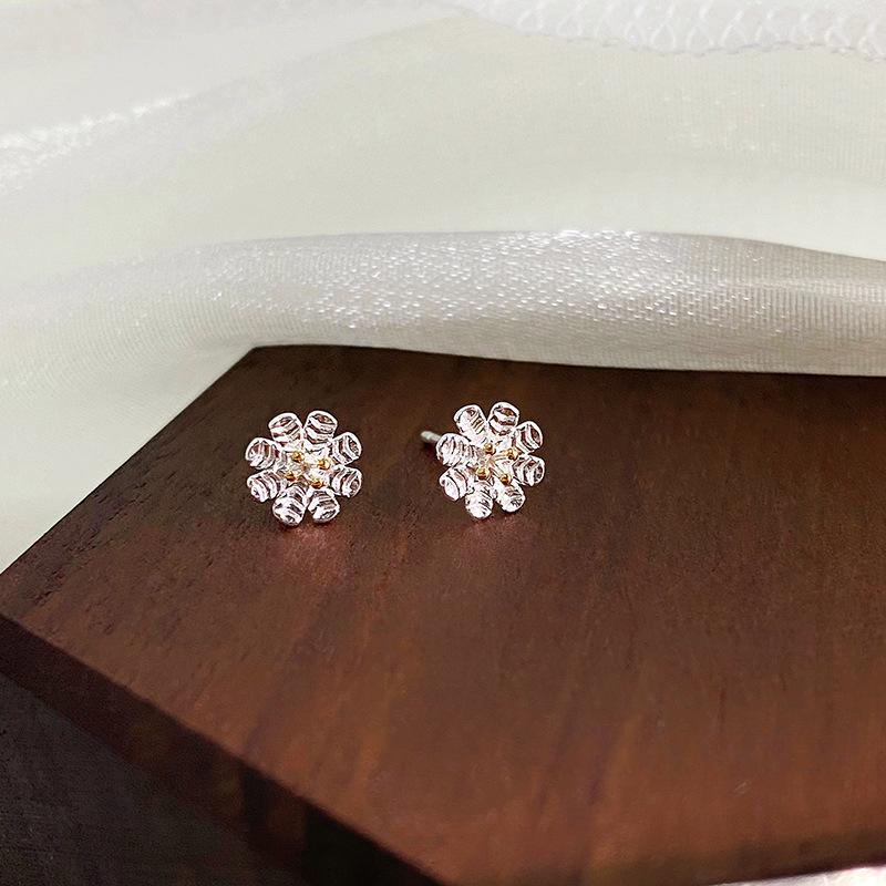 Персонализированные серьги-цветы для женщин с проколотыми ушами и новые антиаллергенные украшения для ушей