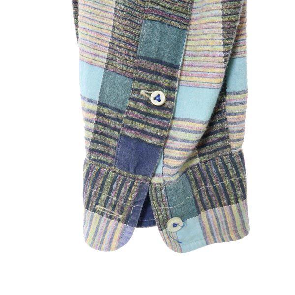 SUGAR CANE Toyo Enterprise SC21890 клетчатая рубашка с длинным рукавом на пуговицах M мужская б/у