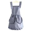 Cotton Lace Aprons Waterproof Art Painting Apron Lovely Cooking Aprons  for Florist Shop