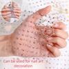 24Pcs/Set Self Adhesive Nail Sticker Soft Embossed Cartoon Stickers  for Nail Art Decoration