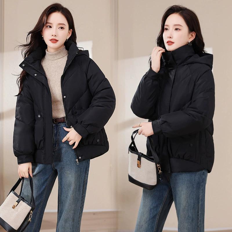 Autumn Winter Oversized Outerwear Women Winter Coats Hooded Casual Loose Thick Warm Lady Jackets Plus Size Women Clothing