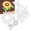 Металлические штампы для тиснения Подсолнух Металлические штампы для тиснения Набор штампов для изготовления открыток Скрапбукинг 