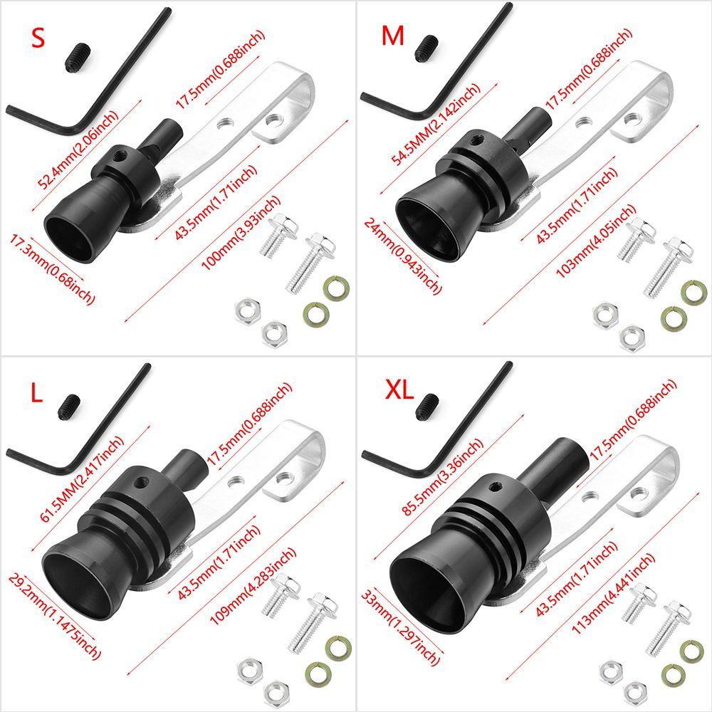 Valve Tail Exhaust Muffler Pipe Sound Simulator Whistle Car Turbo Exhaust Pipe Roar Maker Sound