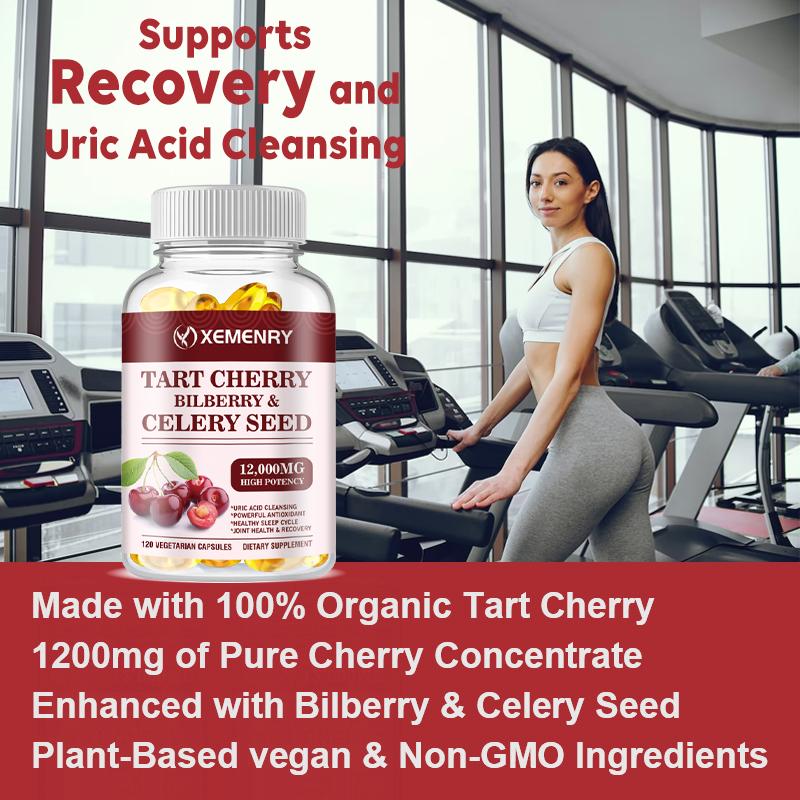 XEMENRY - Tart Cherry, Blueberry and Celery Seed Complex - 12,000 mg - Joint Health