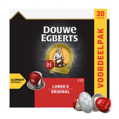 Dowie Egbert Lungo6 Original Nespresso, 20 капсул