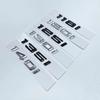 Old Font Numbers Letter 116i 118i 120i 125i 128i 130i 135i 140i Top ABS Emblem for BMW 1 Series Car Trunk Nameplate Logo Sticker
