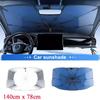 Car Parasol Windshield Sun Shade New Upgrade Foldable Alloy Sunshade Umbrella Block UV Rays Heat Insulation Auto Sunshade