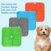 Pet Licking Mat with Suction Cups Slower Feeding Develop Good Eating Habits Relieve Boredom Dog Treat Dispenser Mat