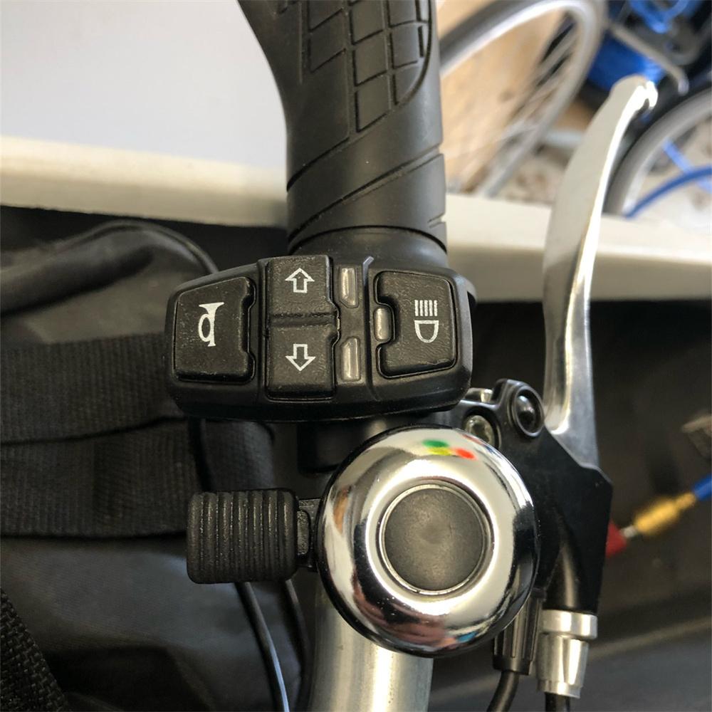 3 In 1 Electric Bike HeadLight Horn Turn Light Switch For Ebike Scooter Switch