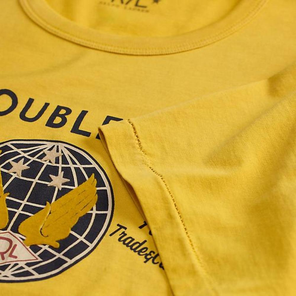 Double Rl GarmenT Dye Jersey Graphic T shirT mnrrTsh1n820189700