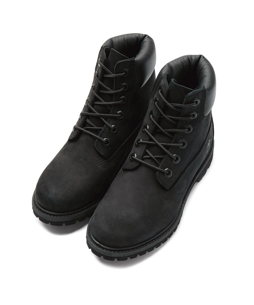 Timberland [Icon] (Women'S) Premium 6-Inch Waterproof Boots - Black Nubuck / 8658A-001