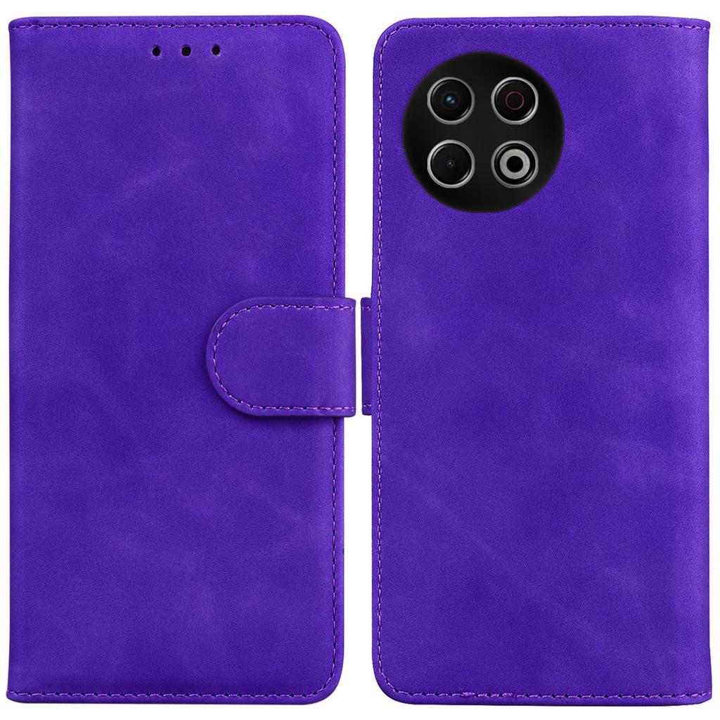 Для TECNO Spark 30 Pro 4G Чехол Однотонный Кожаный Кошелек Чехол для Телефона