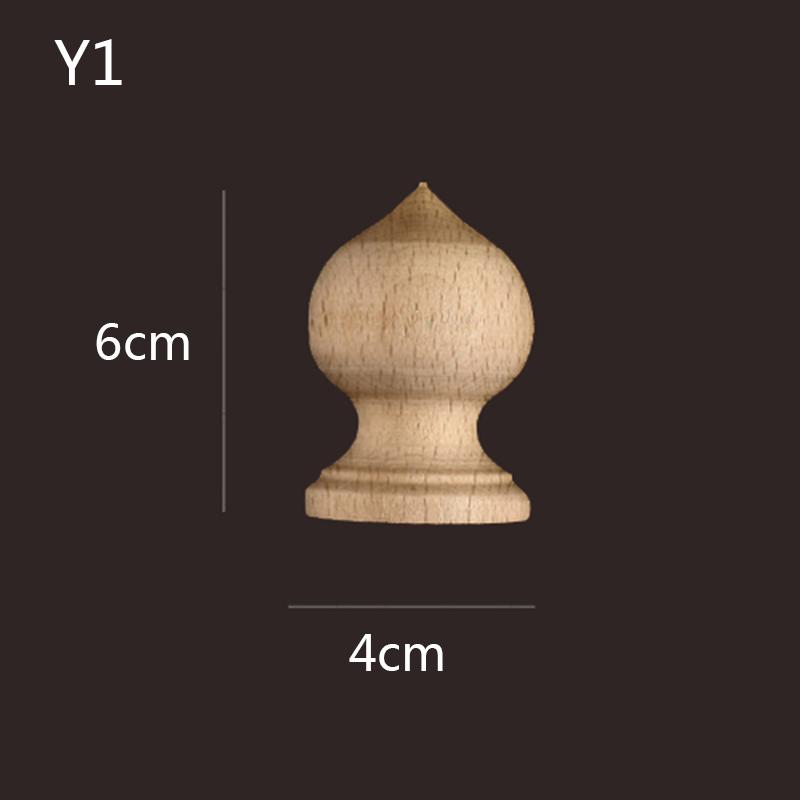 Резьба по дереву, круглая деревянная ножка, мебель для ног, цилиндрический шар, аппликация, декор комнаты в стиле кавайи, украшение для лестницы из дерева в виде льва