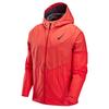 Aeroswift Storm-Fit Aerogami Windproof Water-Resistant Running Hooded Zip-Up Jacket Men Jackets Light-Red Dark-Red Black FZ9040-696