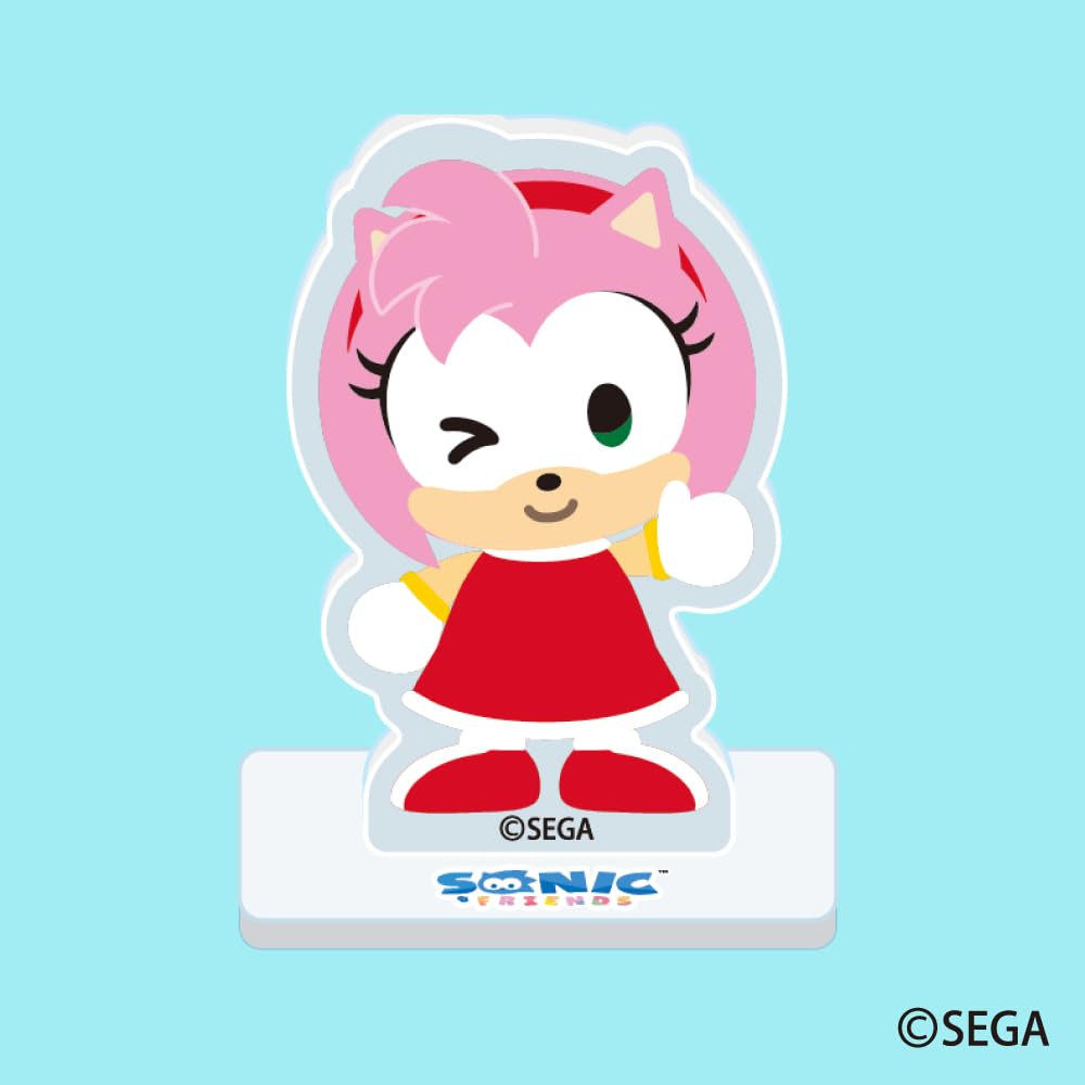 SEGA FAVE Акриловая подставка SONIC FRIENDS, ассорти, КОРОБКА 1КОРОБКА 15 Всего 15 видов & = штук,